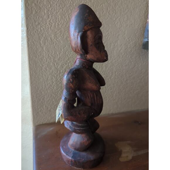 Authentic Reproductions Royalite W African Yoruba Fertility Statue Replica MCM - Picture 5 of 10